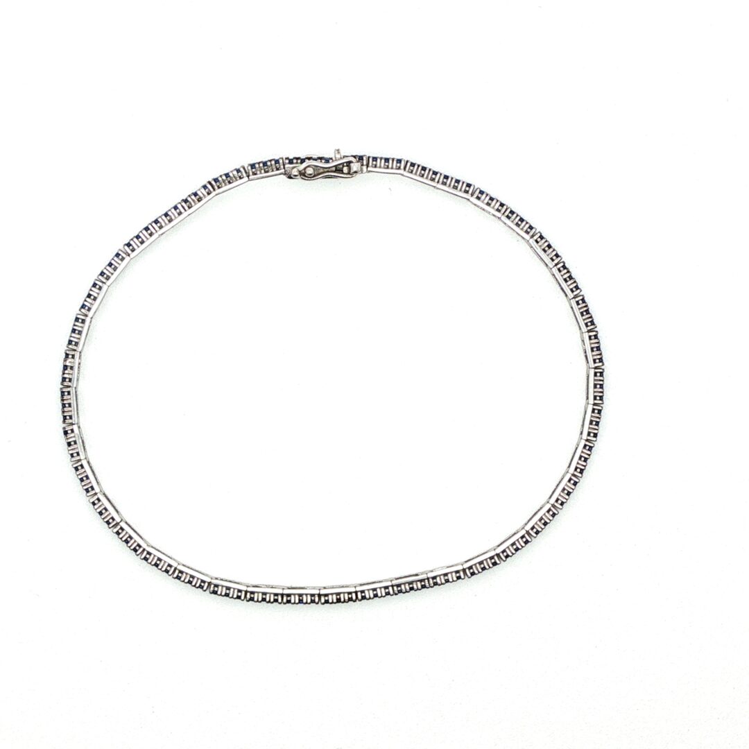 Bracciale Tennis Zaffiri dall'alto