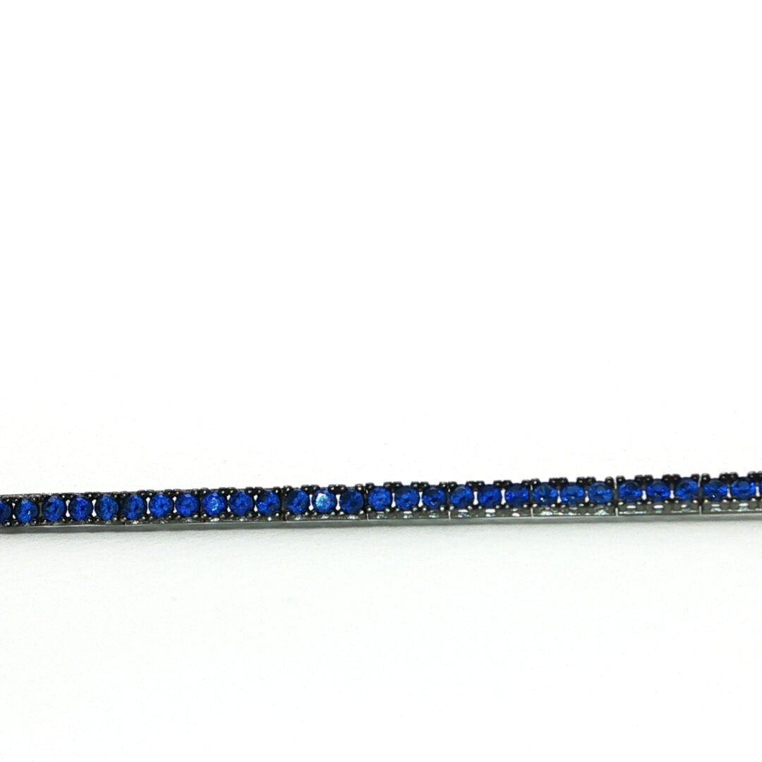 Bracciale Tennis Zaffiri dettaglio zaffiri